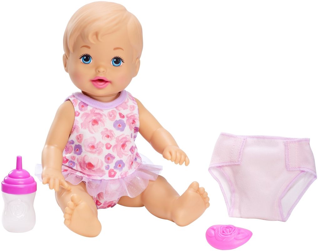 muñeca little mommy que hace popo