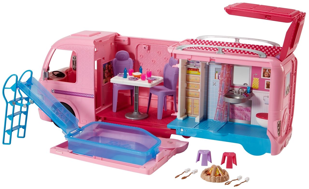 camper de barbie juguetron