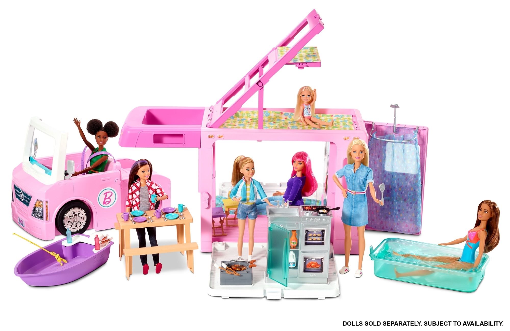 camper de barbie juguetron