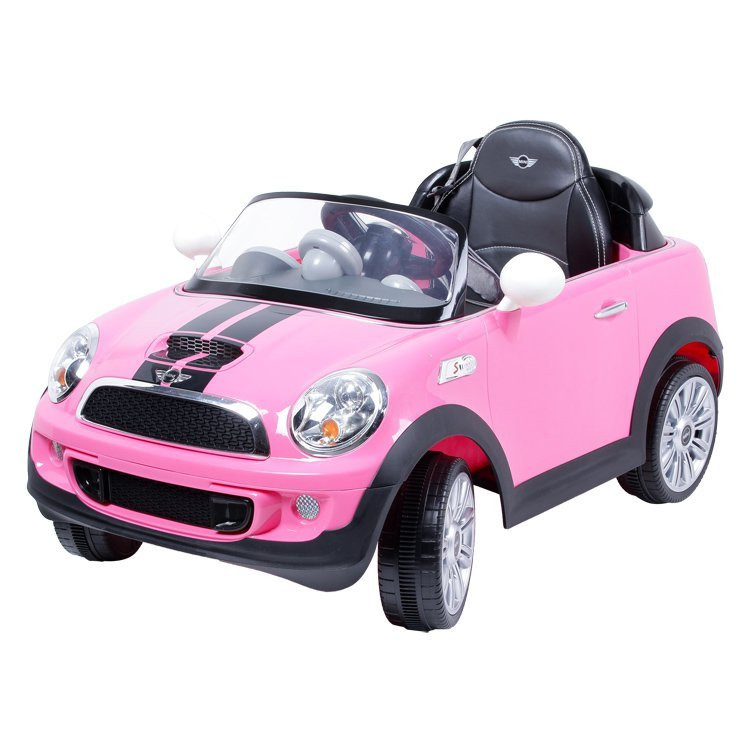 Auto Mini Cooper S Rosa Juguetron