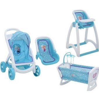 juego de carreola portabebe y corral para muñecas