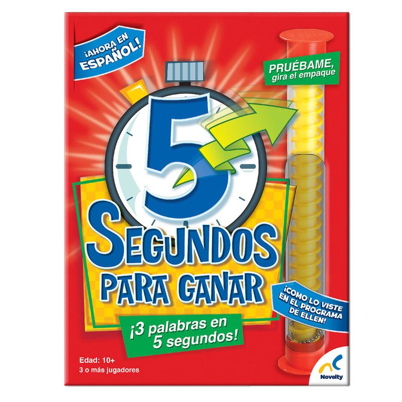 Juego de Mesa 5 Segundos Para Ganar Novelty Juguetron