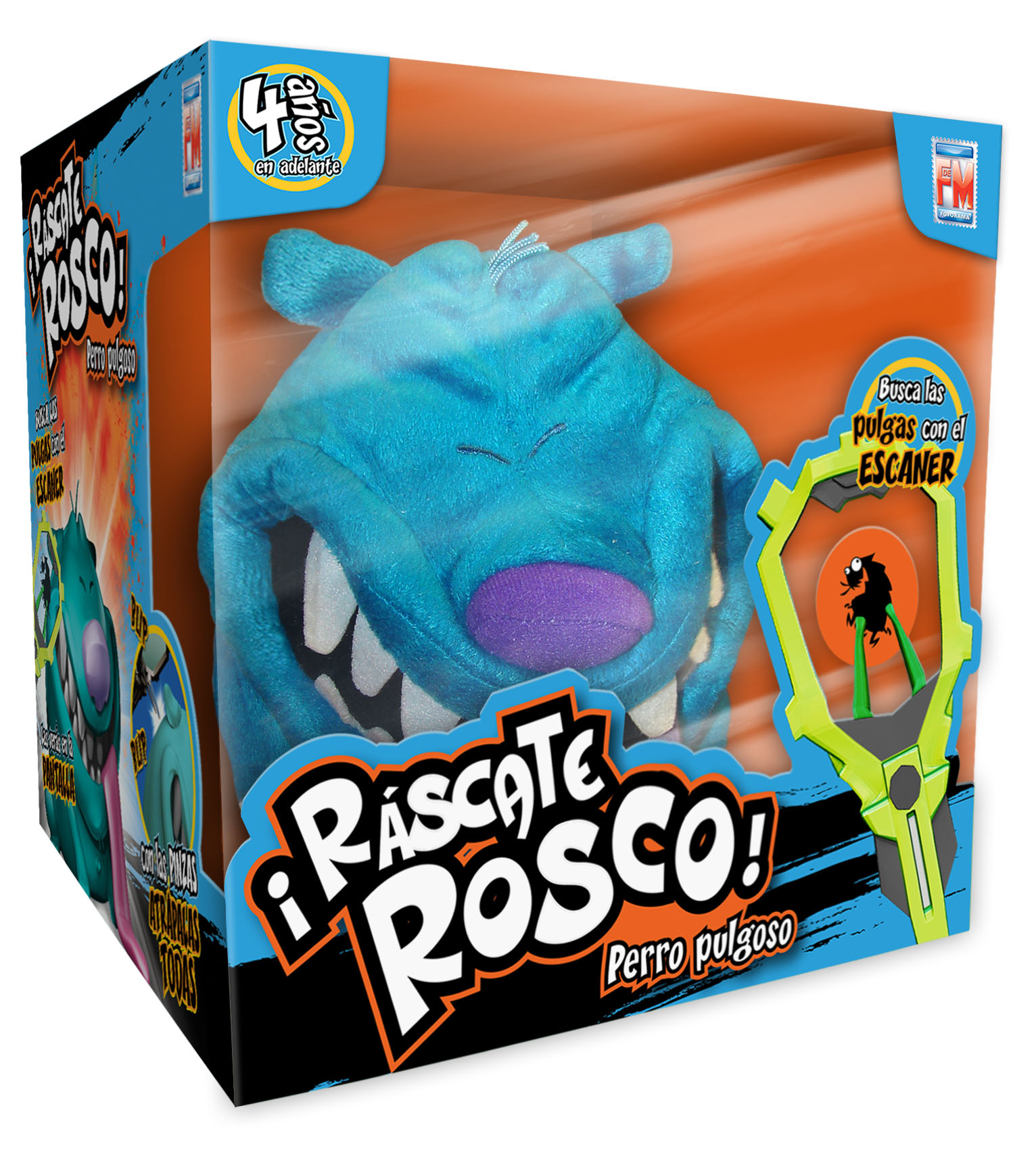 perro pulgoso juguete