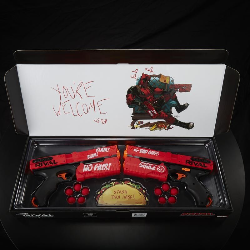 pistolas nerf deadpool