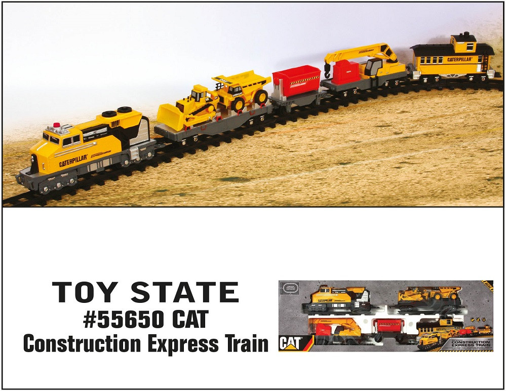 tren de juguete caterpillar